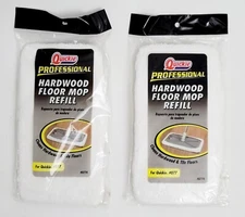 2 PACK Quickie Professional Hardwood Floor Mop Refills Soft Terry Cloth 0774 NEW