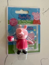 Hasbro Peppa Pig "Tea Party" Mini Figure Just Play Cute/Collectable w/Bonus Card