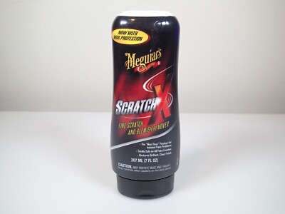 NEW Meguiar's Scratch X Fine Scratch Blemish Remover Now w/ Wax Protection 7oz