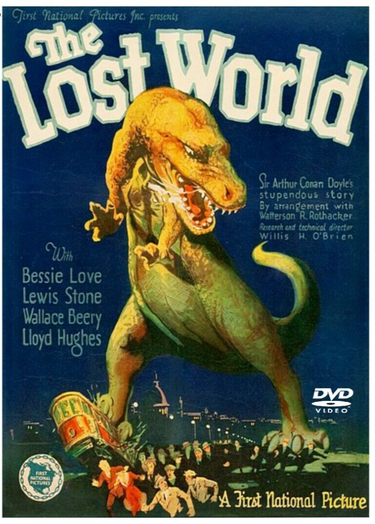 The Lost World 1925 COLOR TINTED DVD Restored Film classic Full Length Adventure