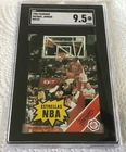 1988 Fournier Estrellas Basketball Michael Jordan Rules Card SGC 9.5  NM+