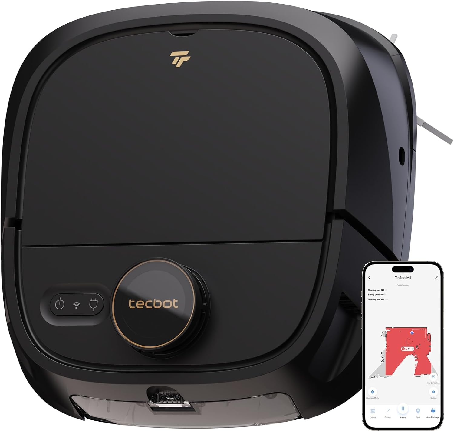 M1 Pro Robot Vacuum and Mop - Lidar Robotic Vacuums Cleaner for Home with Pet Ha