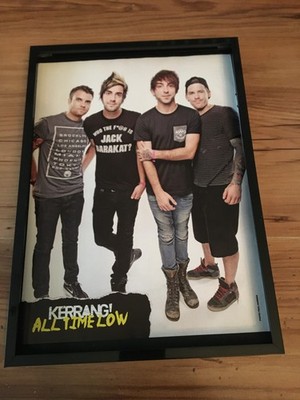 All time low-A4 framed picture
