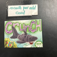 Ty Beanie Babies Baby 2nd Edition 1999 #76 Crunch The Shark
