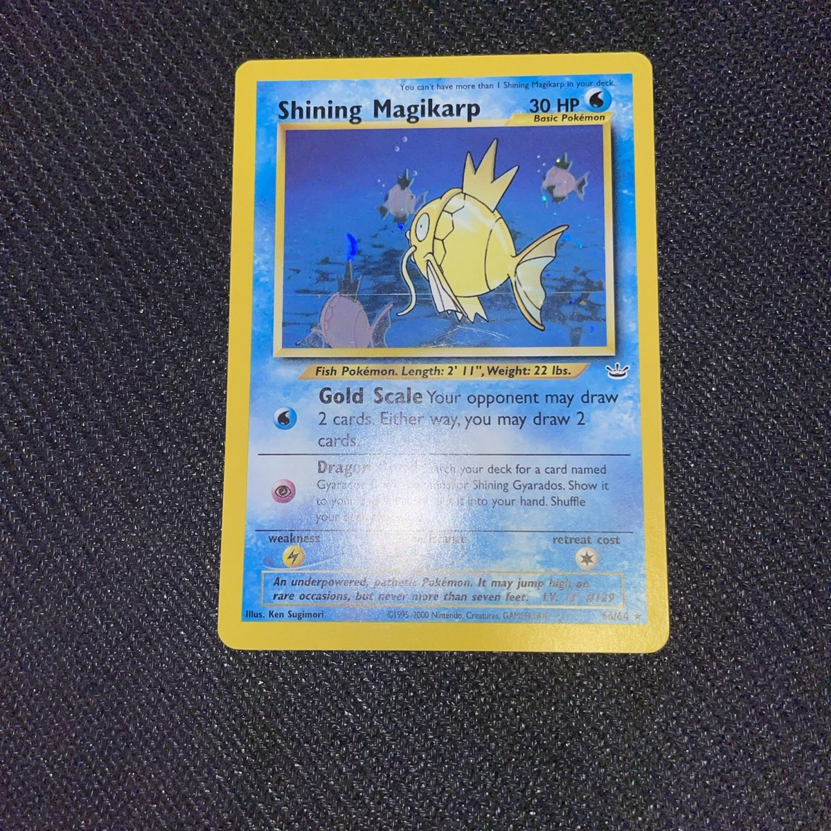 Shining Magikarp Pokémon TCG Cards for sale | eBay