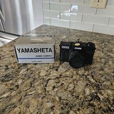 Yamasheta 35 mm Camera SPCAM3 Black Untested With Box