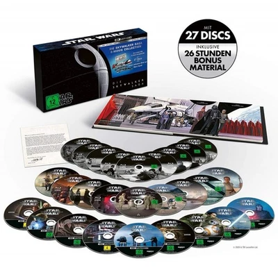 Star Wars - Die Skywalker Saga / Episode 1-9 / 4K Ultra HD # UHD+BLU-RAY-BOX-NEU - Bild 1 von 3