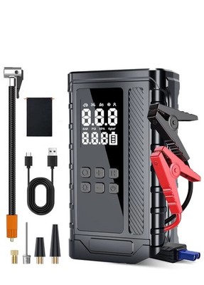 Car Jump Box 12v Battery Jumper Car Starter Booster & Tire Inflator  Portable/u | eBay