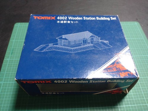 Conjunto de construcción de estación de madera TOMIX calibre N modelo estructura ferroviaria 4002 pobre | Condition: Used