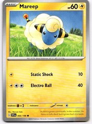 Mareep 066/198 Common Scarlet & Violet Base Set