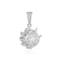 Cavill WeißEr Topas AnhäNger 0,95Ct Zirkon Sterlingsilber Platin