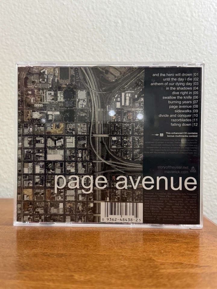 Story Of The Year – Page Avenue Album 2003 Alternative Rock CD Foto 2 de 4
