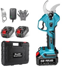 Seesii 40MM Akku Astschere 21V Elektrische Gartenschere Ladegerät Baumscheren