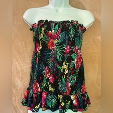 Revamped Multicolor Floral top/dress medium