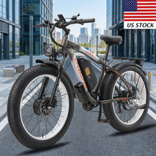Peak 4000W E-Bike V3 Electric Bicycle 26" FatTire 48V 22.4Ah Dual Motor 35MPH US