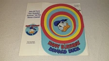 1984 Happy Birthday Donald Duck Cut-Out Paper Hat