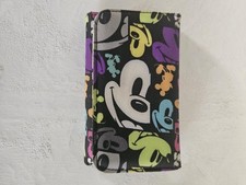 Disney Wallet Womens One Size Multicolor Mickey Mouse Print Trifold Card ID Zip