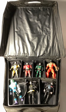 Vintage Batman Vinyl Collectors Case With Figures And Accessories Assorted Lot