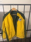 WARE WASH NFL Green Bay Packers NFL Reversible Hooded Jacket VINTAGE Size L — photo 6