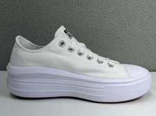 Converse Womens Chuck Taylor All Star Move Platform, White/White/White