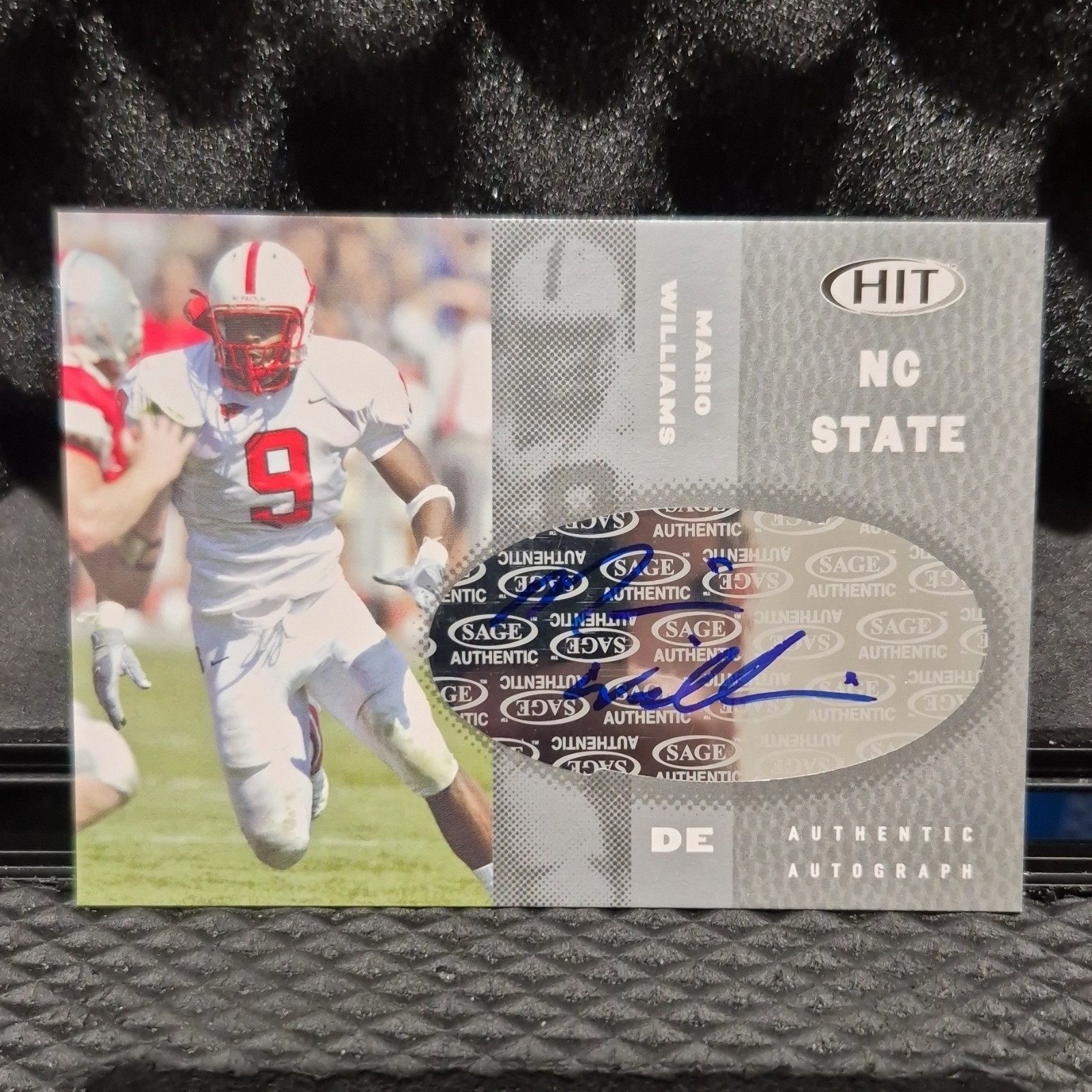 SAGE 2006 SAGE Hit Autographs Mario Williams NC State #A9 Auto RC