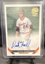 2022 Topps Archives Fan Favorites Autograph Dick Hall Orioles #93FF-DH 1993