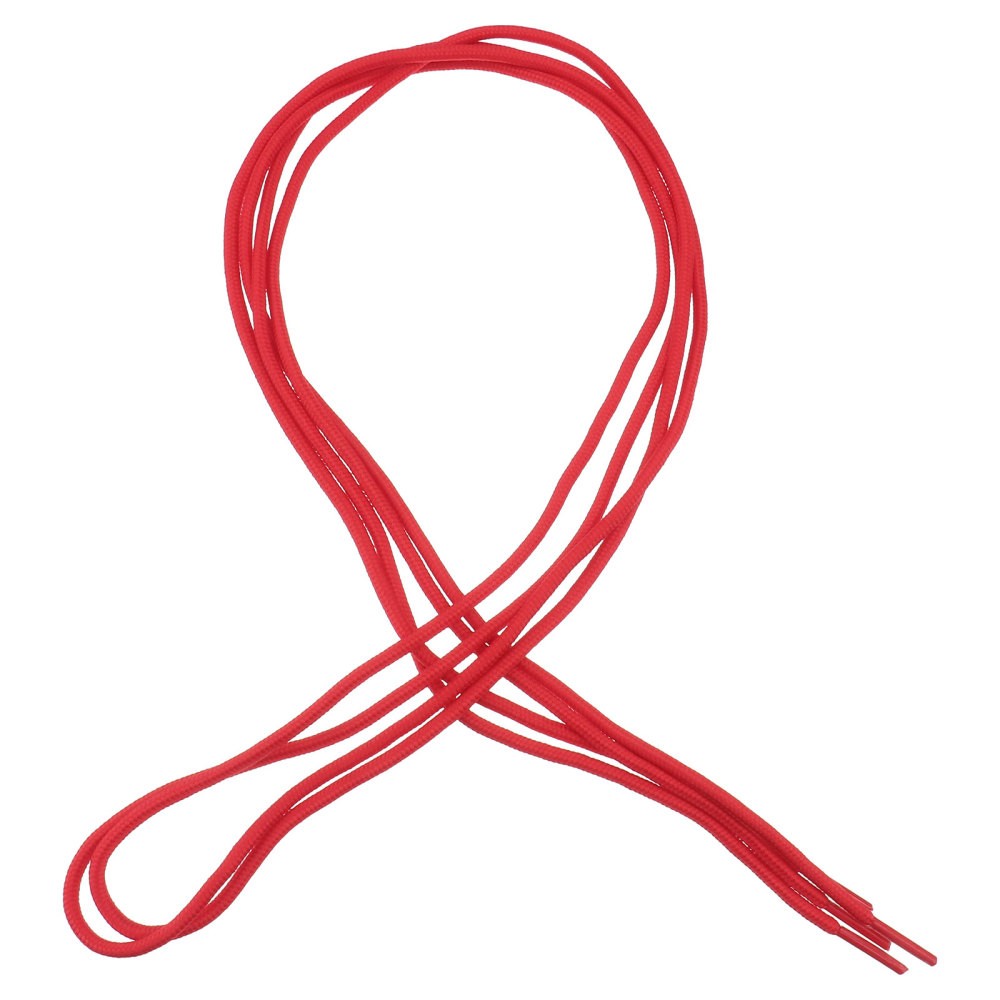 APL Lacci tondi cotone rossi lacci piatti scarpe basket lacci sottili piatti