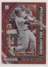 2020 Panini Prizm Draft Picks Power Surge Red Wave Jordan Westburg #PDP172 5m1