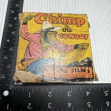 Chimp The Cowboy 16mm Movie Film Reel Cartoon Vintage