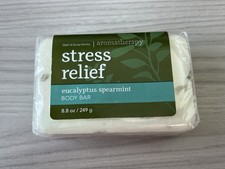 Bath Body Works Stress Relief Eucalyptus Spearmint Body Bar 8.8 oz Sealed
