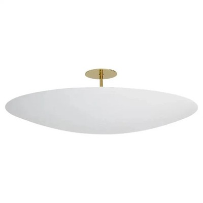 Mid Century Brass FWB Brass Pendent Ceiling Chandelier Italian Lighting Fixture
