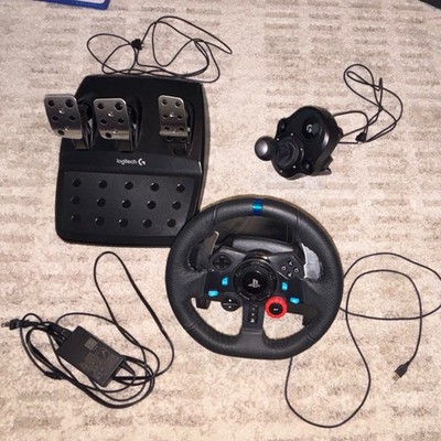 Logitech G29 Driving Force Racing Wheel, Pedals, and Shifter