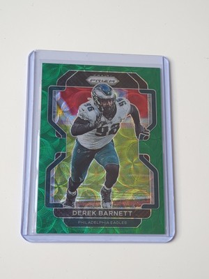 Panini Prizm 2021 Derek Barnett Eagles Green Scope NFL /75