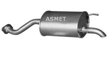 ASMET 13.016 Rear Muffler for Honda