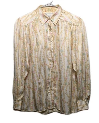 Satin Vintage Tops for Women for sale | eBay