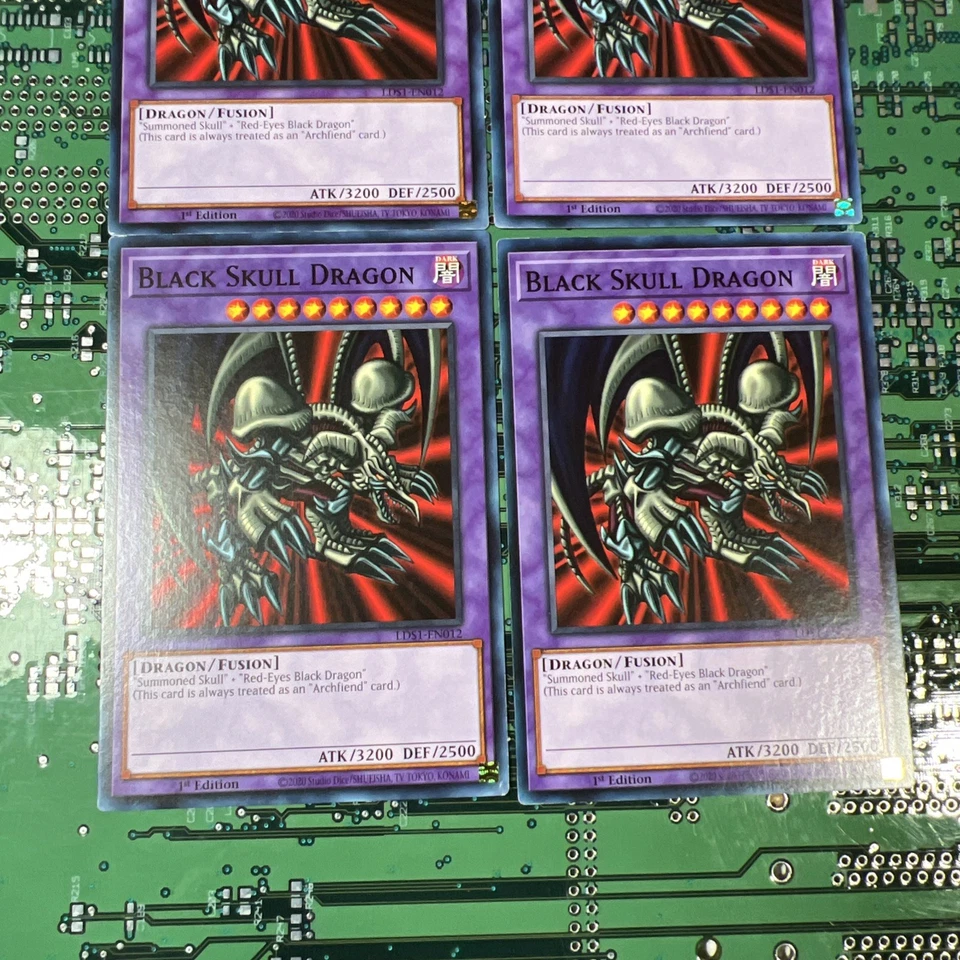 Black Skull Dragon - LDS1-EN012 - Common 1st Edition Yugioh Card 4 - Image 3 of 4