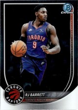 2025-26 Bowman Basketball Chrome RJ Barrett Toronto Raptors #BCV-156