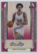 2021-22 Leaf Metal Pink Rainbow 16/25 Christian Bishop #BA-CB2 Auto 0nr3