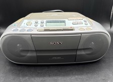 Vintage Sony CFD-S01 Boombox CD Radio Cassette Player - Tested Working