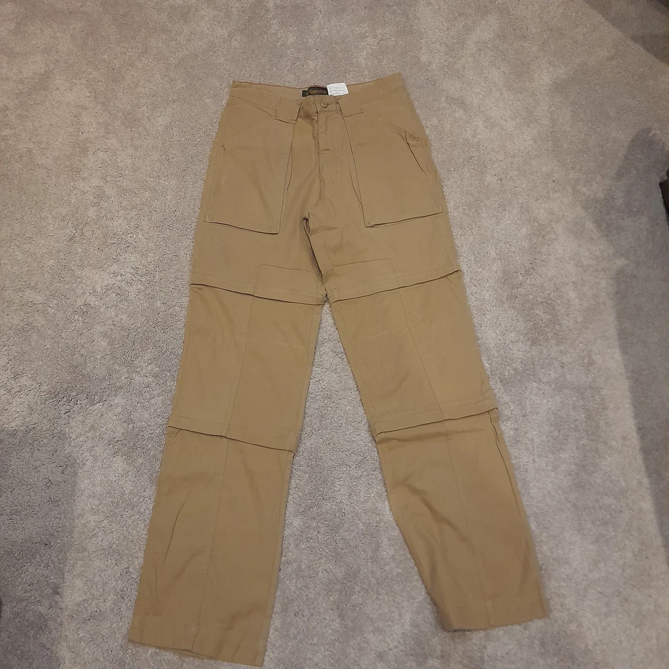 Брюки на молнии Timberland 3 в 1 размер 30 бежевые хаки карманы для прогулок и походов - Изображение 3 из 4