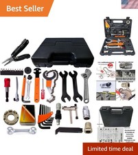 Comprehensive Professional Bike Repair Tool Kit - Portable Hard Case Included