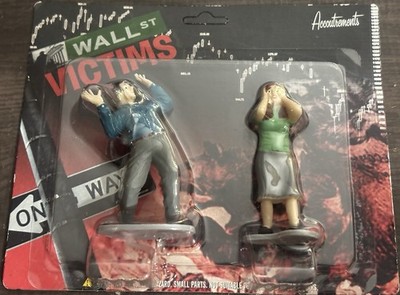 RARE NEW IN SEALED PACKAGE Wall St Victims Figure Set Accoutrements US66