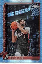 2025-26 Topps Chrome - Shaedon Sharpe #150 PULSAR Refractor