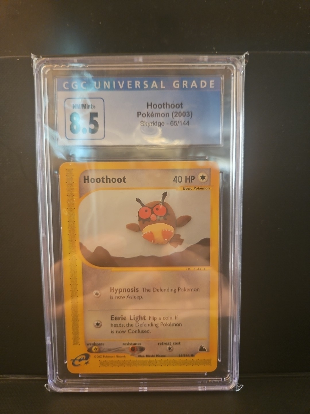 Hoothoot 65/144 Skyridge E-Reader Pokémon Card NM