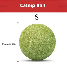 5/10/20Pcs Natural Catnip Balls Kitten Cat Nip Ball Licker Toy for Cats of All B