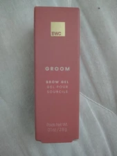2 Pack EWC Clear Brow Gel Grooms, Sets, Defines 0.1oz/2.8g New in Box.