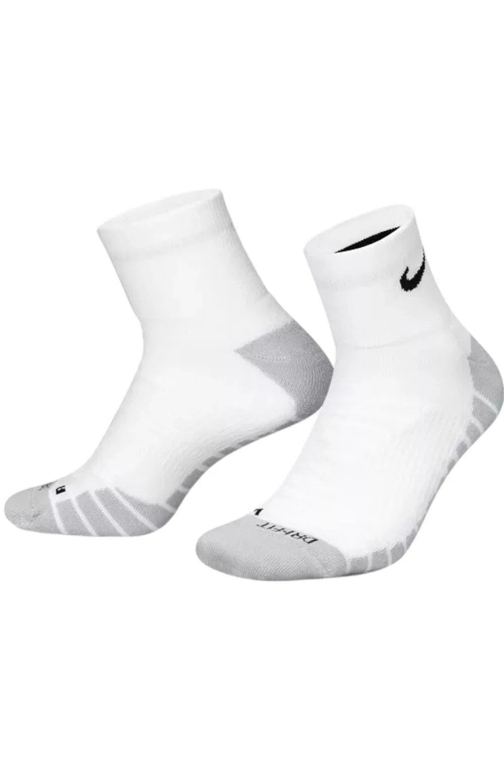 Nike Mens Everyday Max Cushion 2-Pack Dri Fit Ankle Socks WhiteGray 3090₽