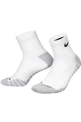 Nike Men's Everyday Max Cushion 2-Pack Dri Fit Ankle Socks White/Gray