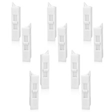 10pcs Window Tilt Latch Pairs Spring, Plastic Loaded Sliding Window Tilt Latc...