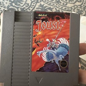 Circle seal Joust complete in box nintendo nes black box game Collector quality